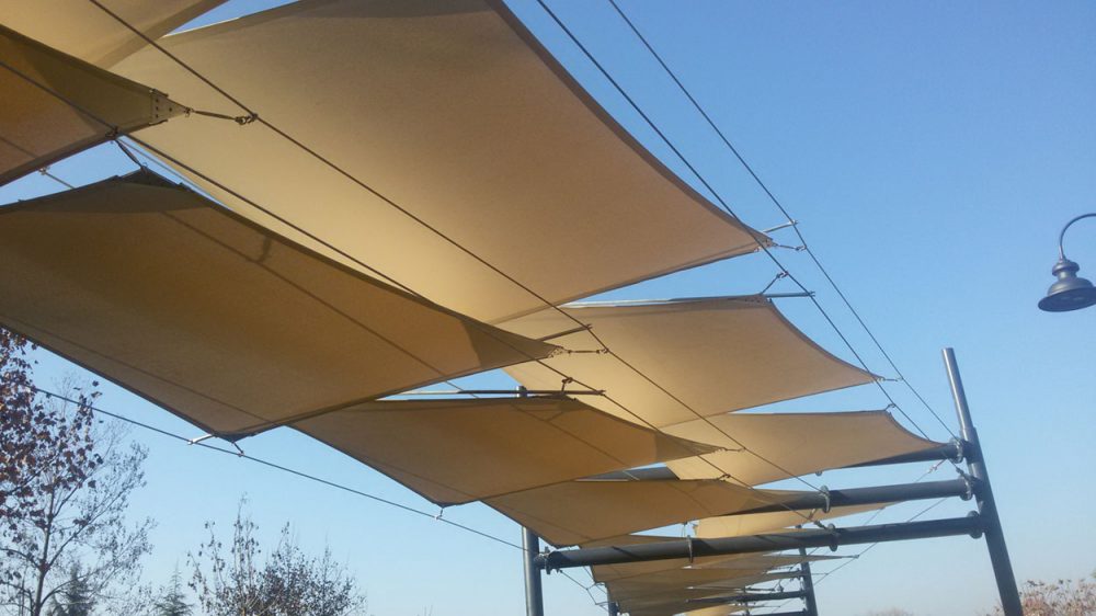 TENSILE STRUCTURE AWNINGS