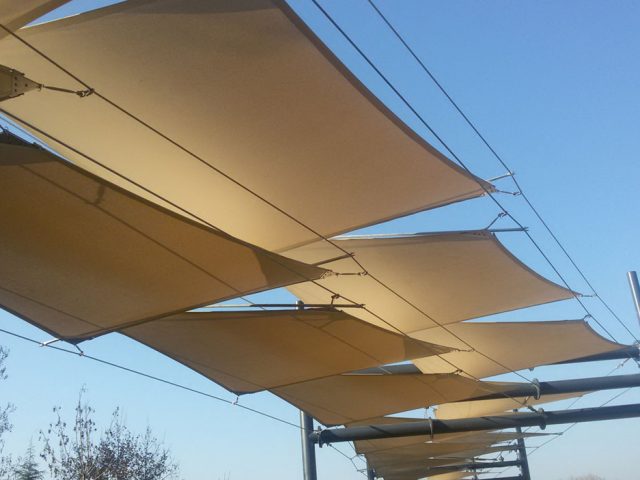 TENSILE STRUCTURE AWNINGS